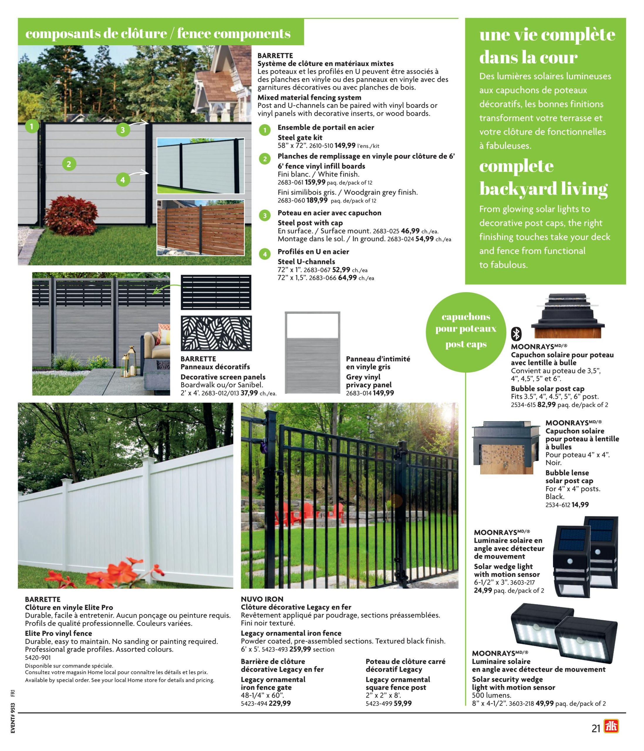 Circulaire Home Hardware - La vie à l'extérieur