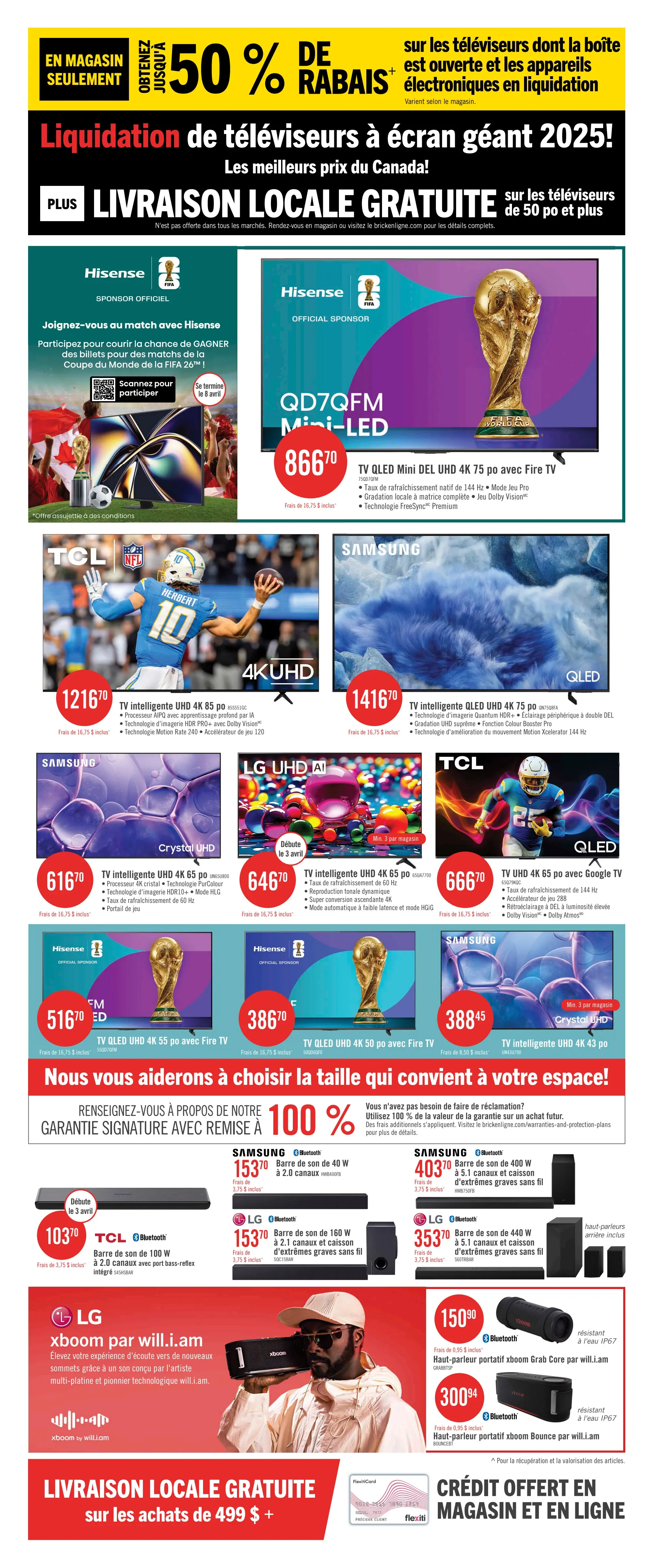 Circulaire Brick - Économies pour le printemps