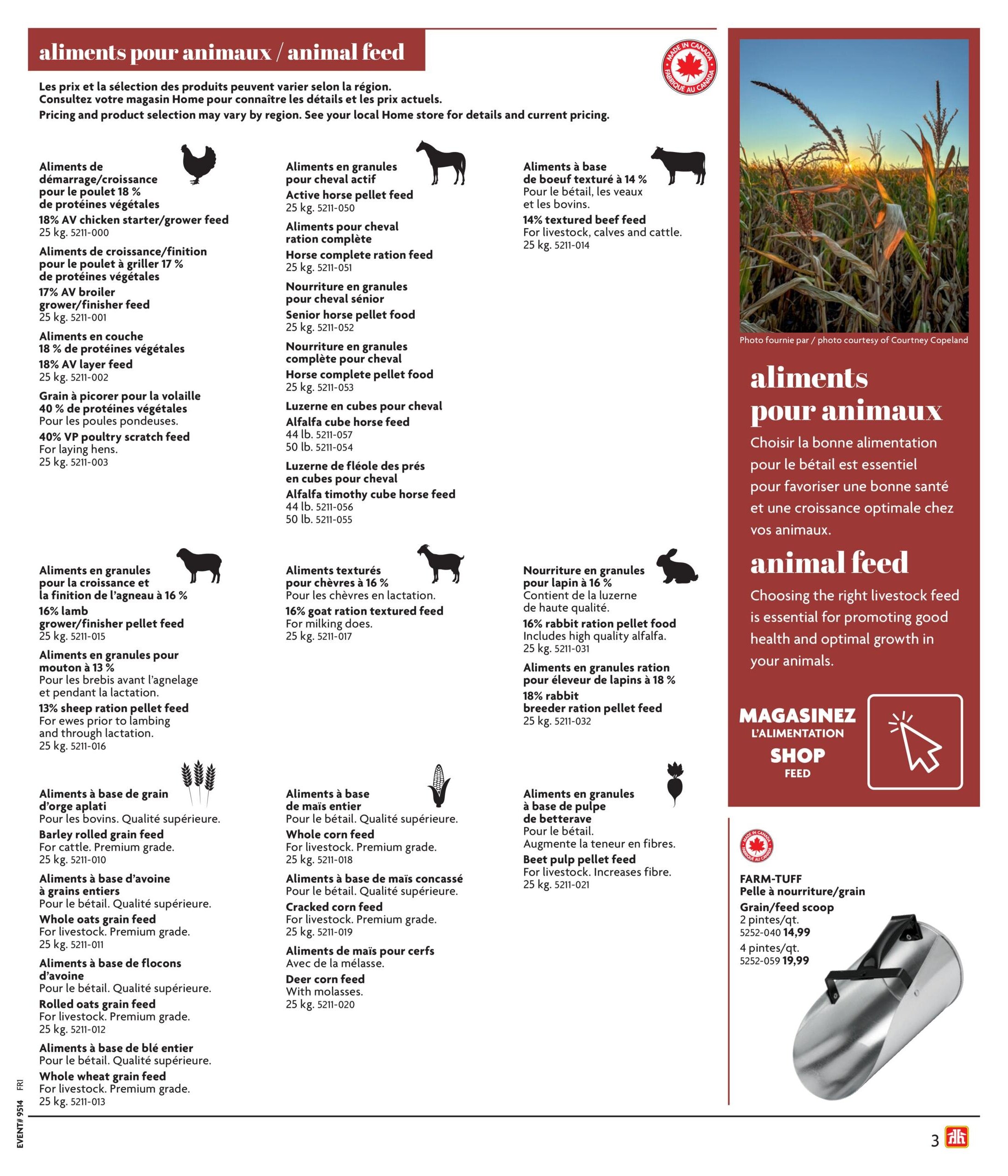 Circulaire Home Hardware - Vie à la ferme et rurale