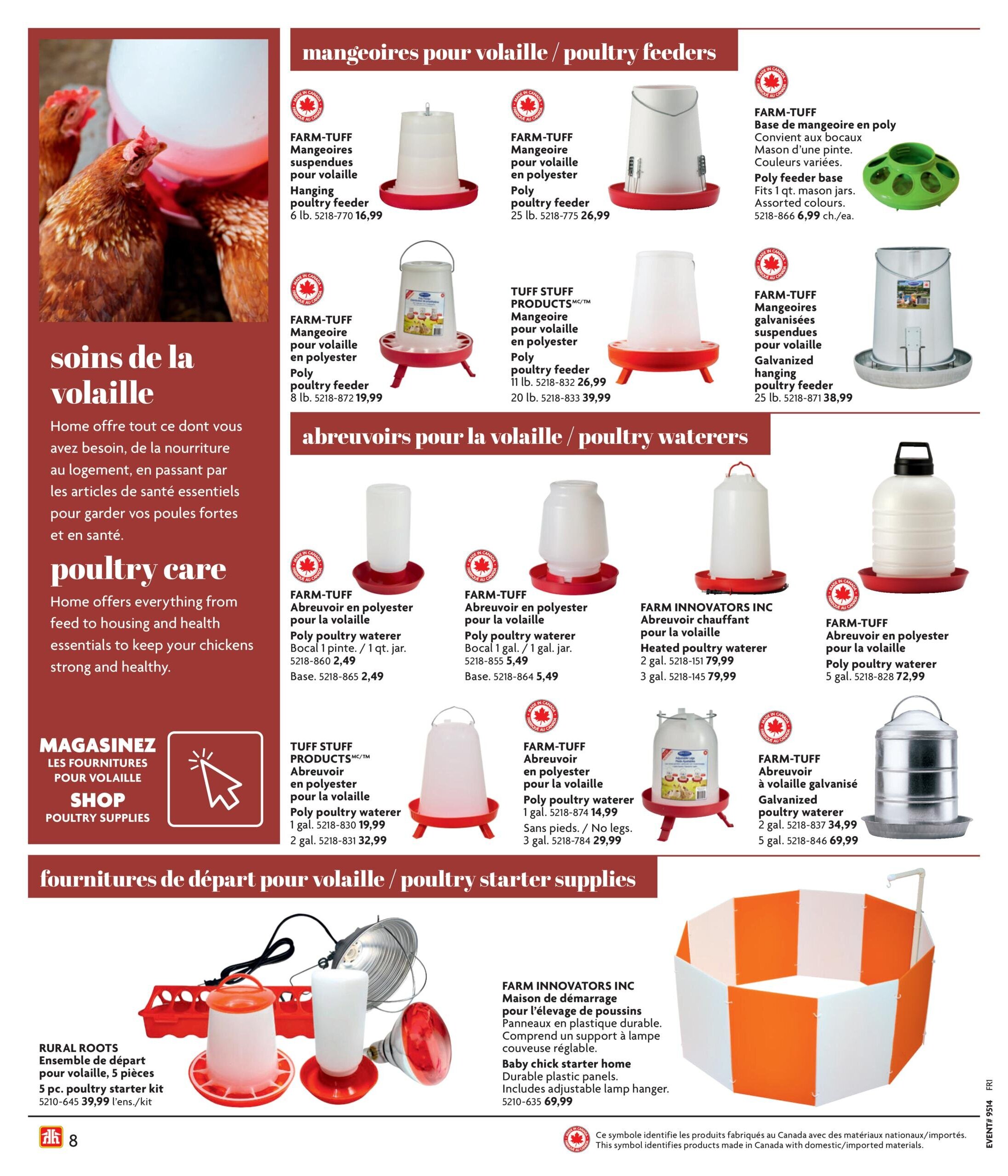 Circulaire Home Hardware - Vie à la ferme et rurale