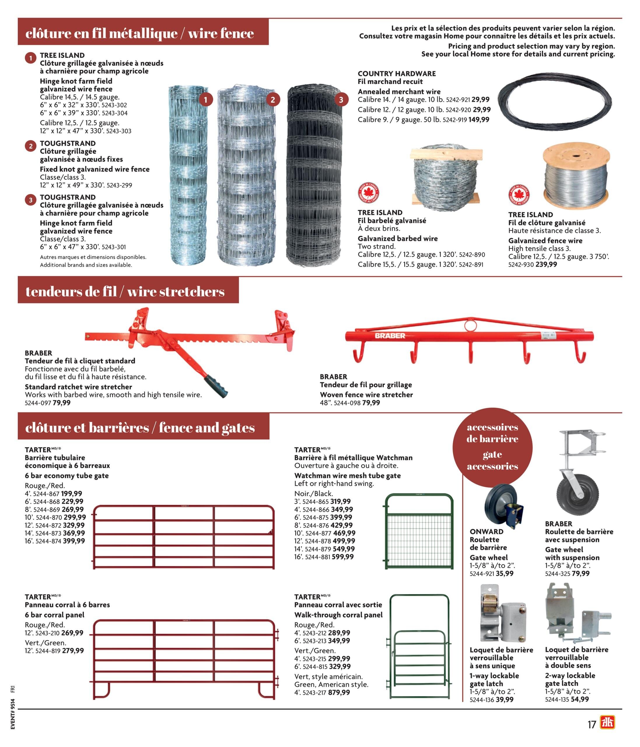 Circulaire Home Hardware - Vie à la ferme et rurale