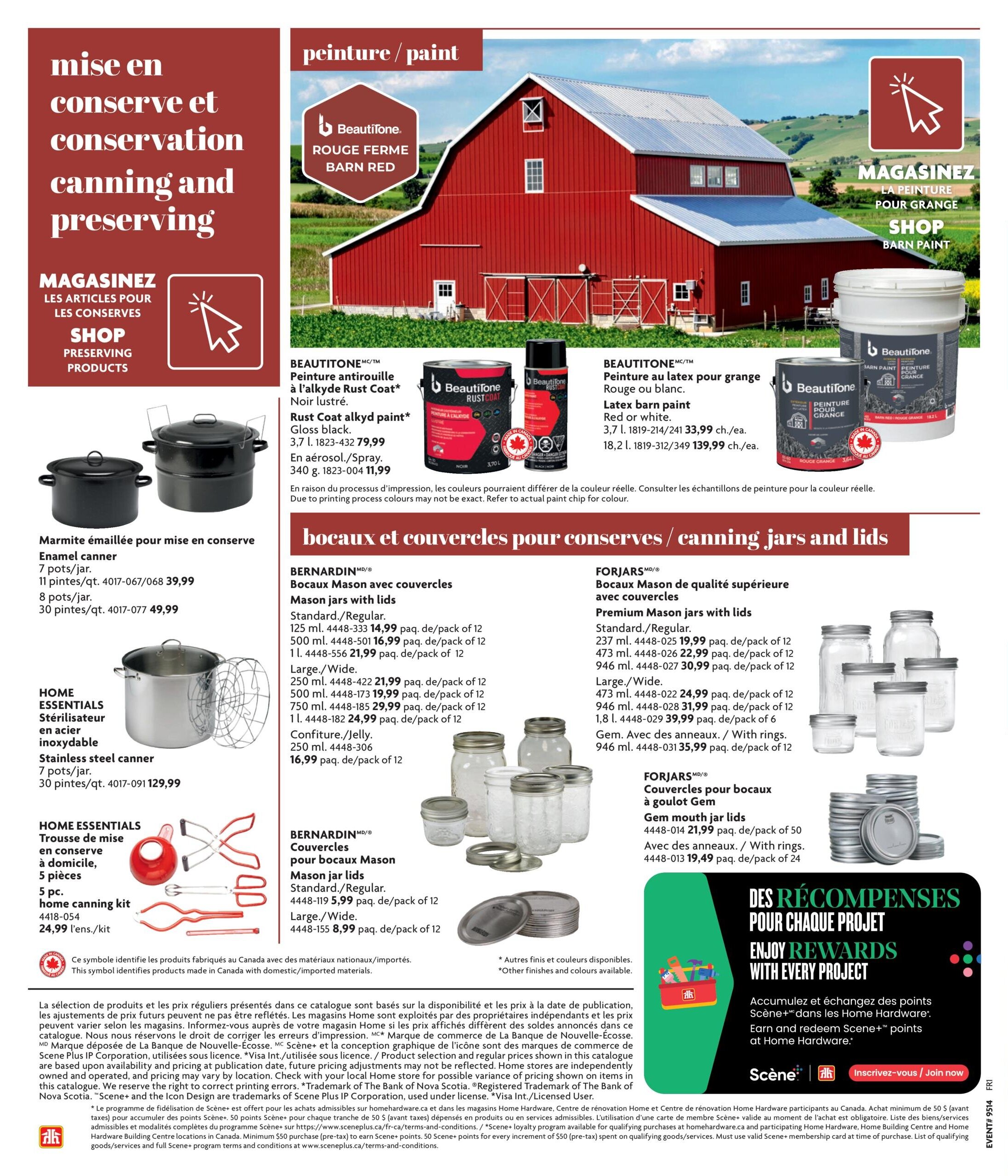 Circulaire Home Hardware - Vie à la ferme et rurale