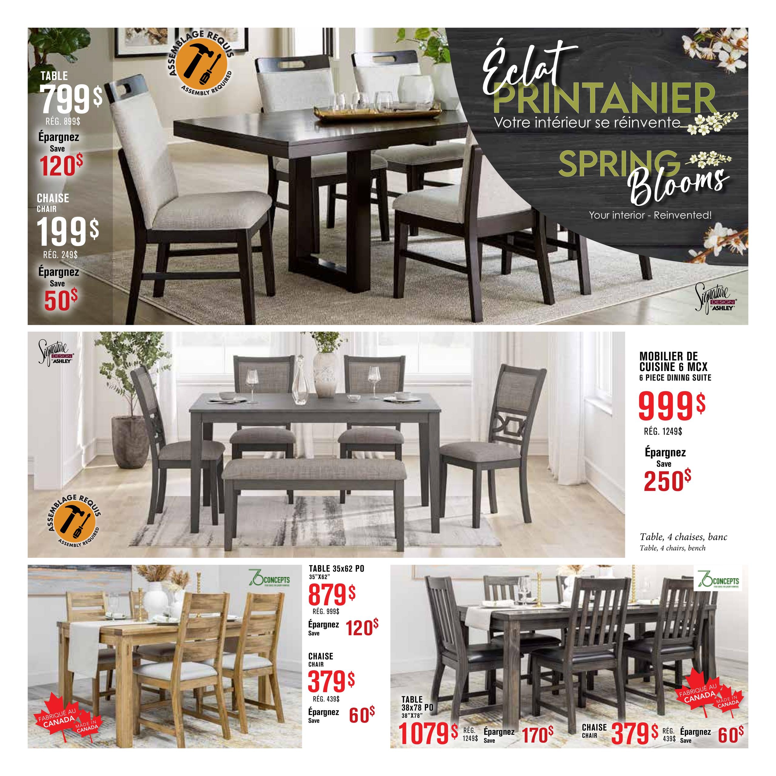 Circulaire Meubles Gilles Émond - Éclat printanier