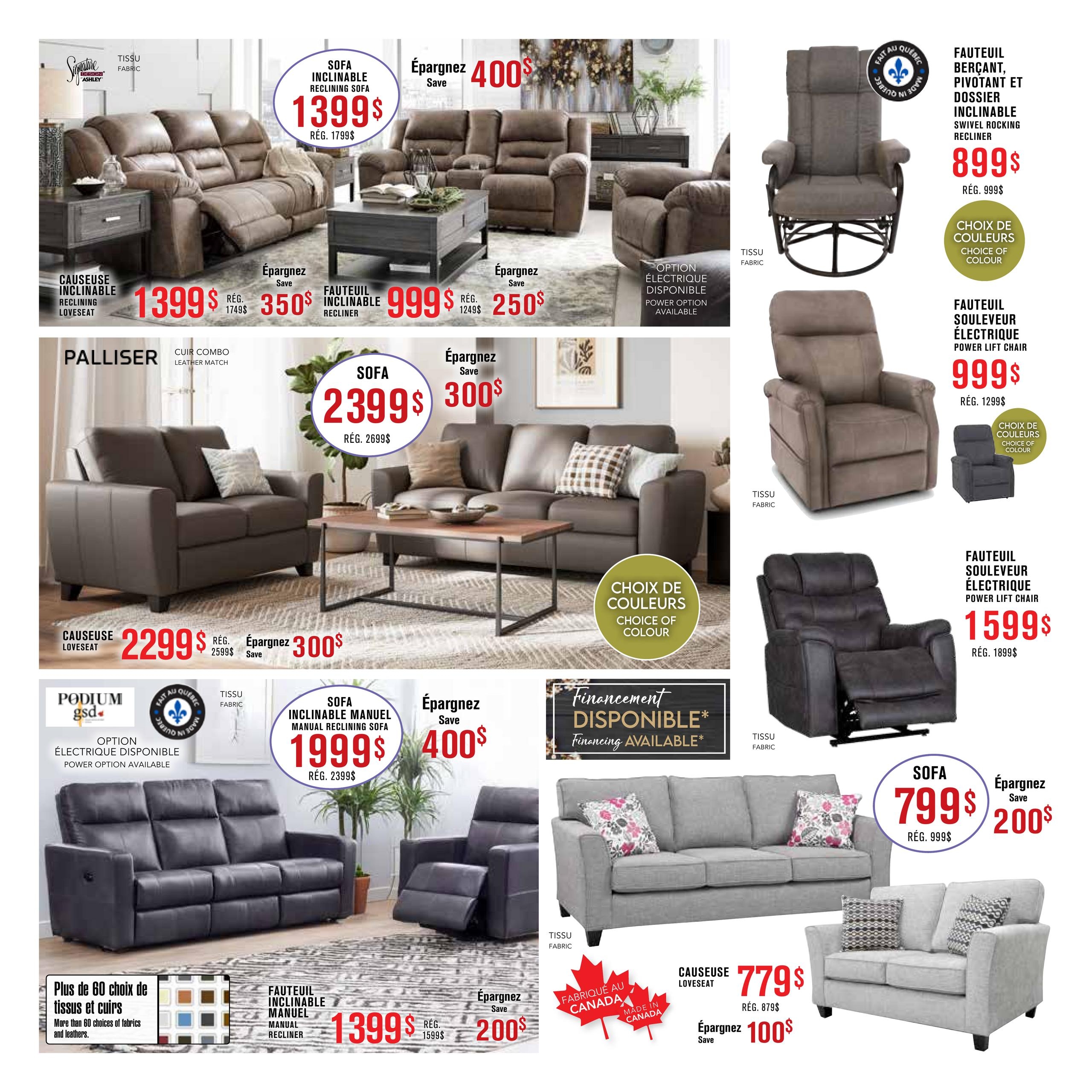 Circulaire Meubles Gilles Émond - Éclat printanier