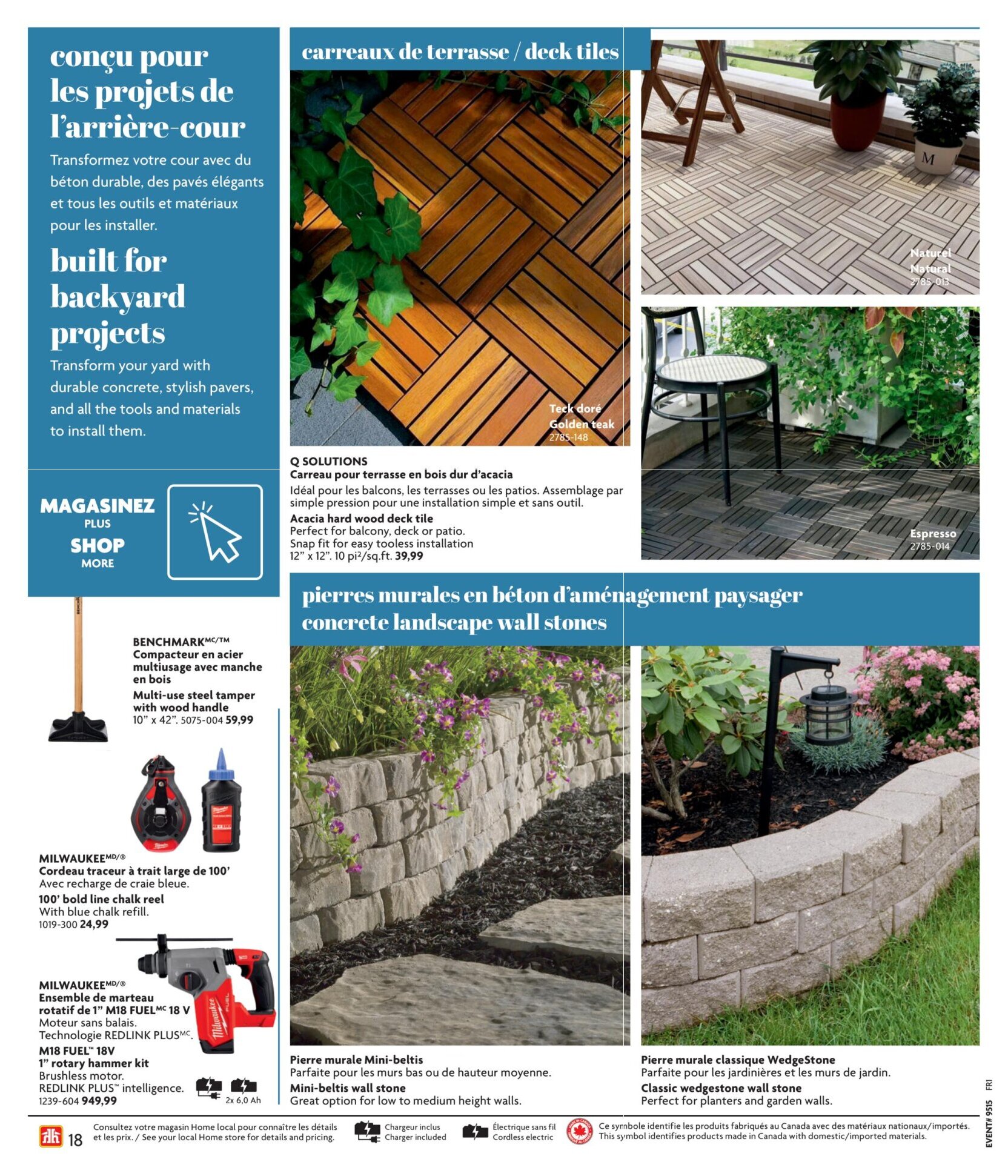 Circulaire Home Hardware - Guide de construction