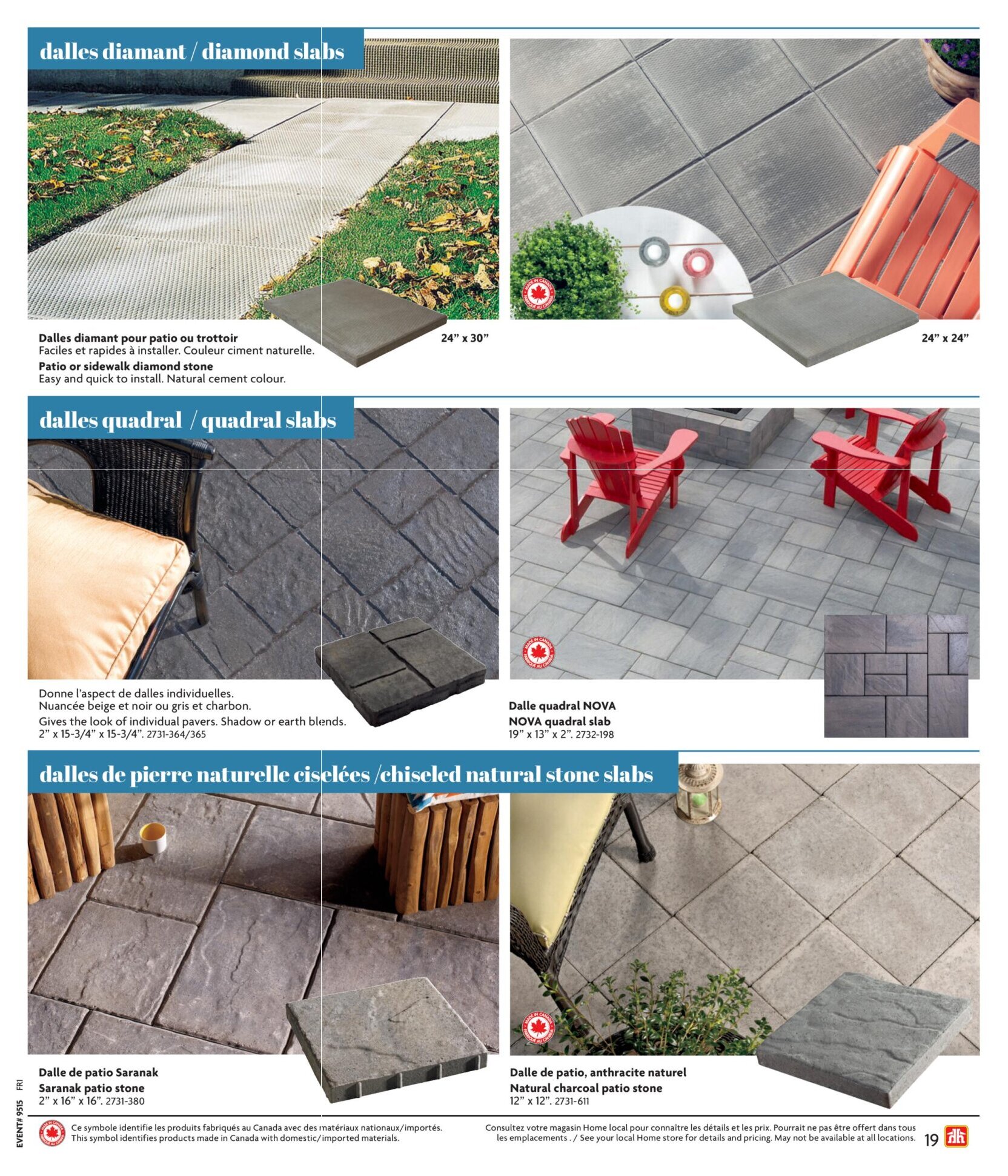 Circulaire Home Hardware - Guide de construction