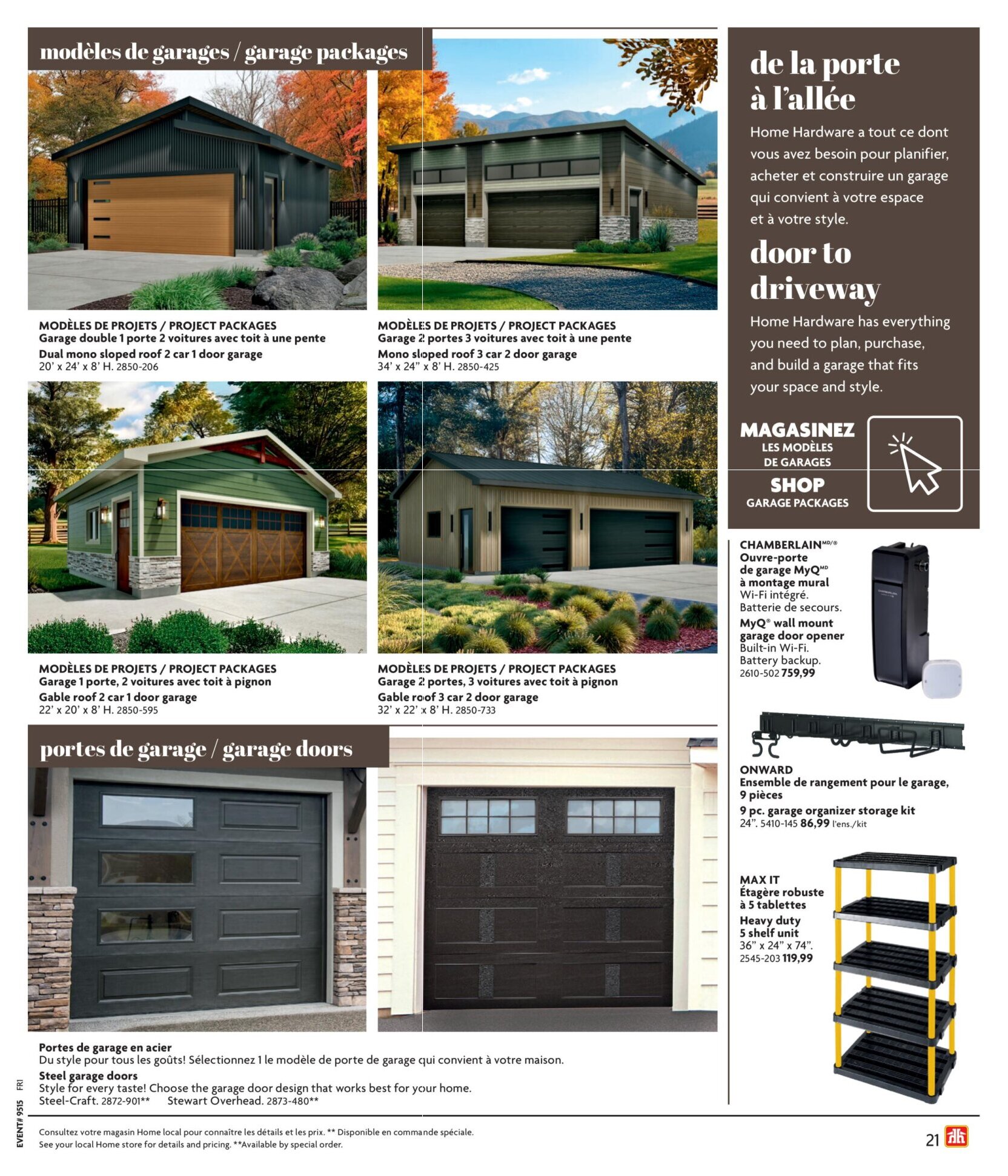 Circulaire Home Hardware - Guide de construction