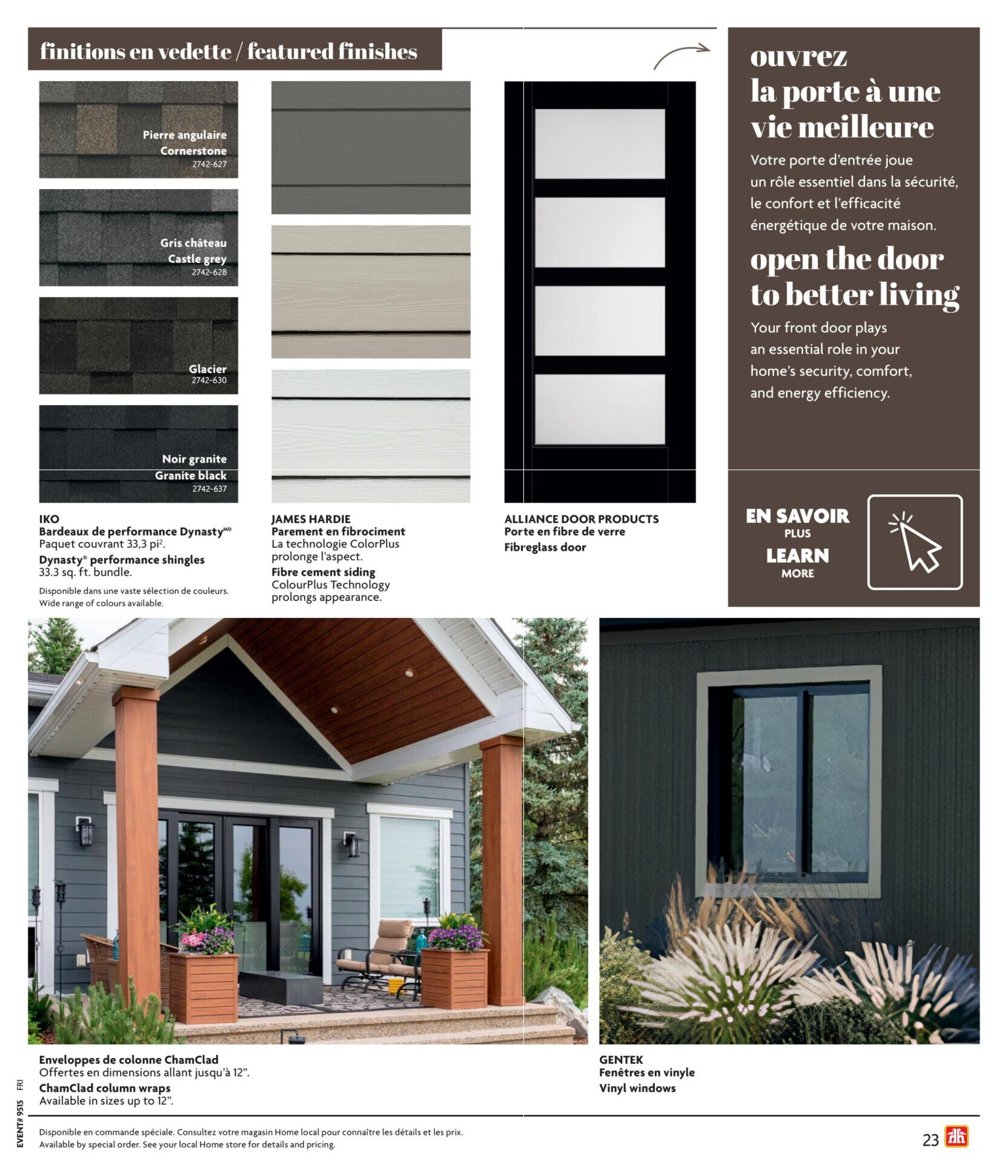 Circulaire Home Hardware - Guide de construction