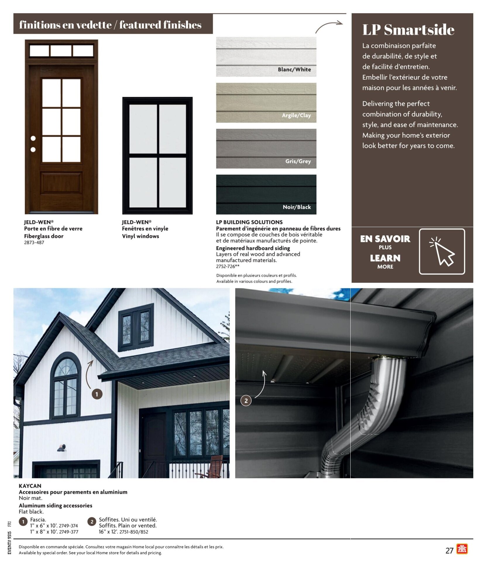 Circulaire Home Hardware - Guide de construction