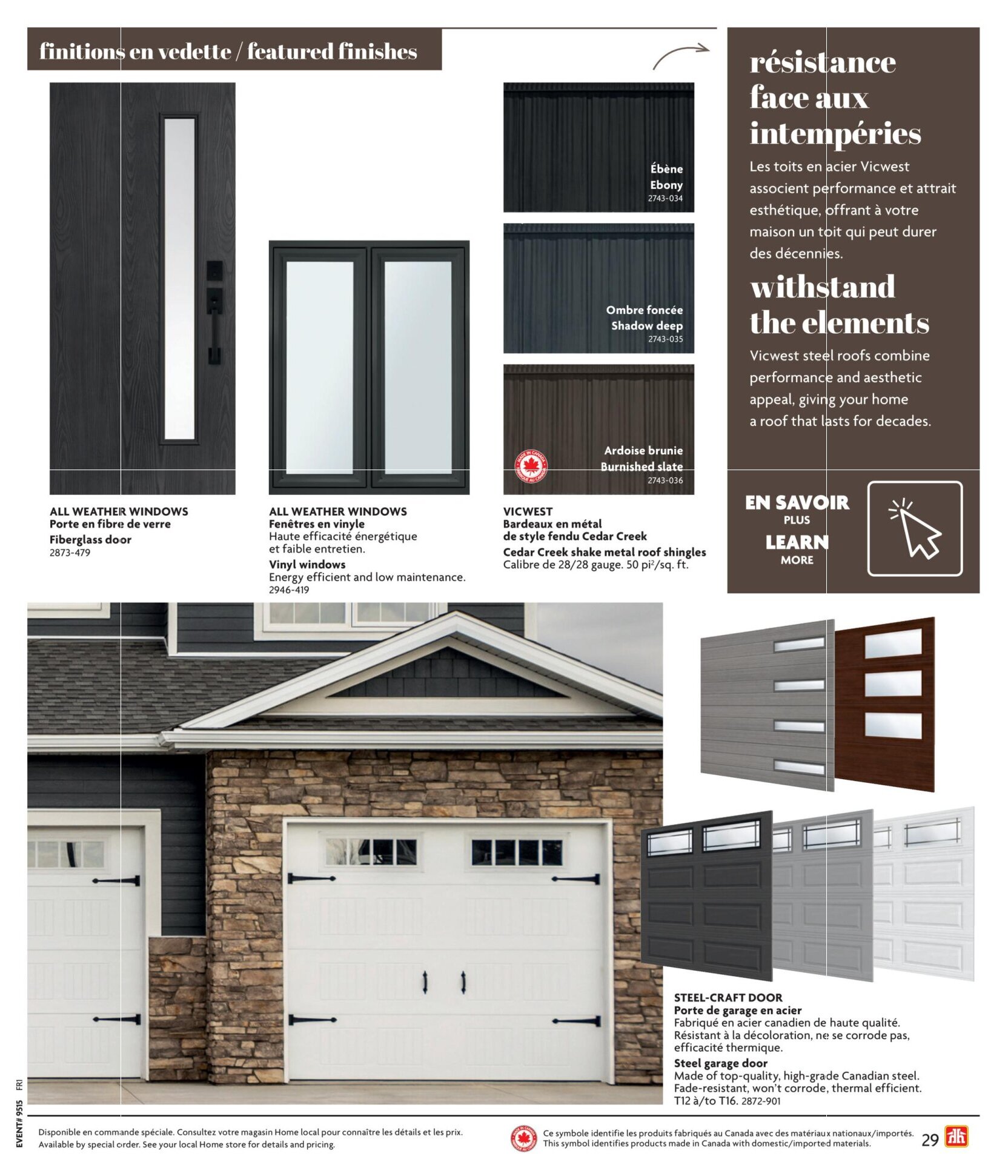 Circulaire Home Hardware - Guide de construction