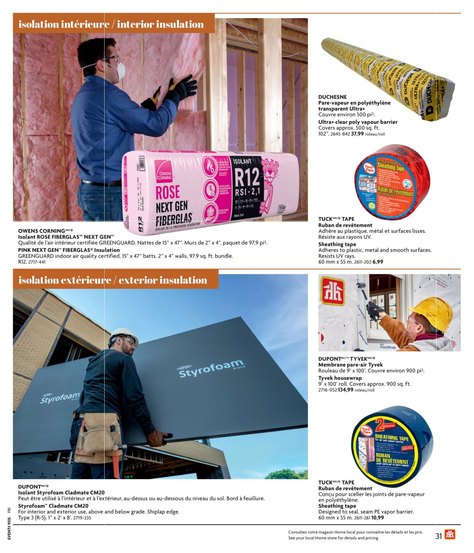Circulaire Home Hardware - Guide de construction