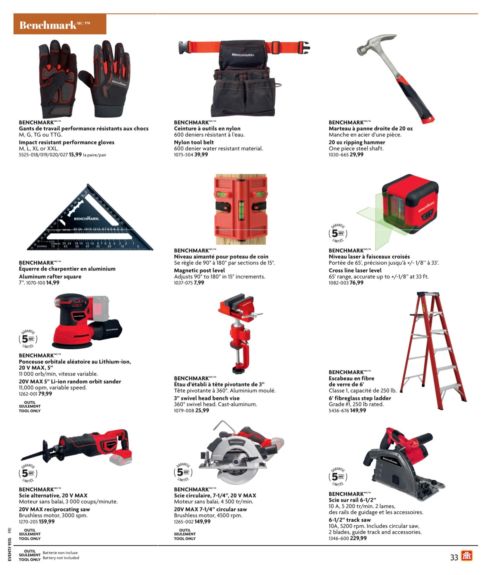 Circulaire Home Hardware - Guide de construction