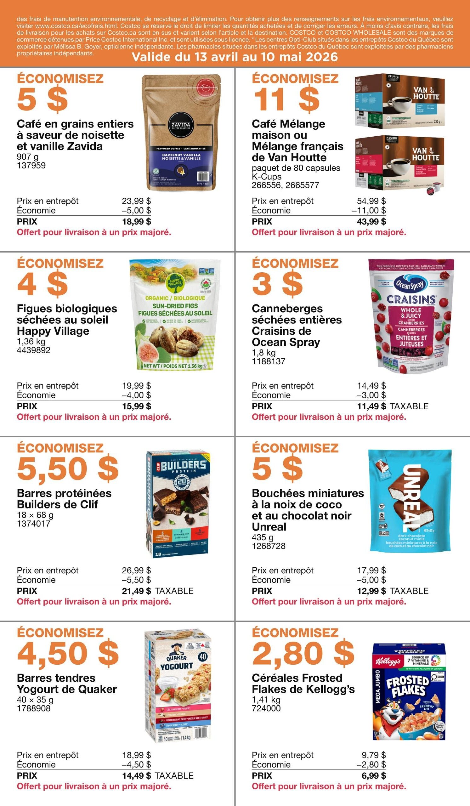 Carnet Rabais Costco