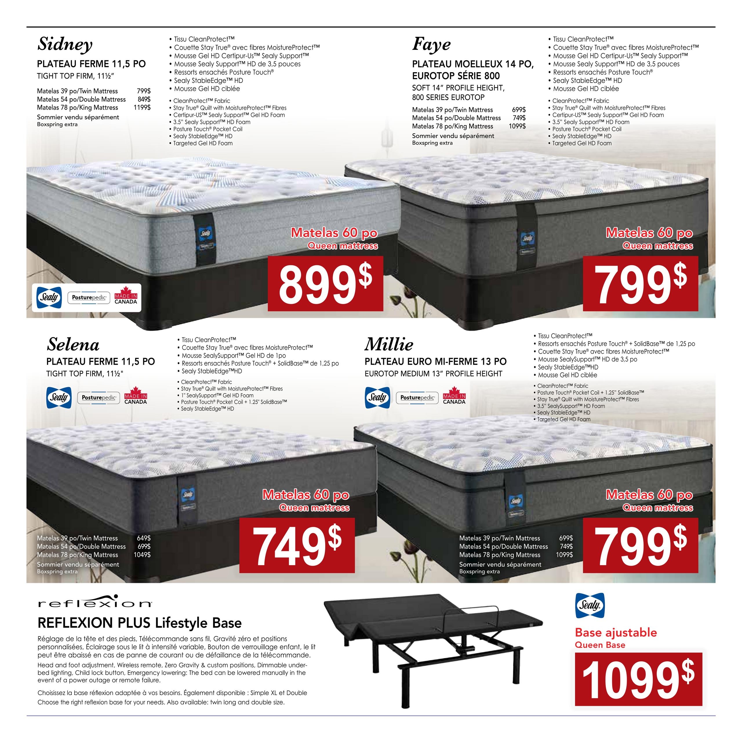 Circulaire Meubles Marchand - Matelas