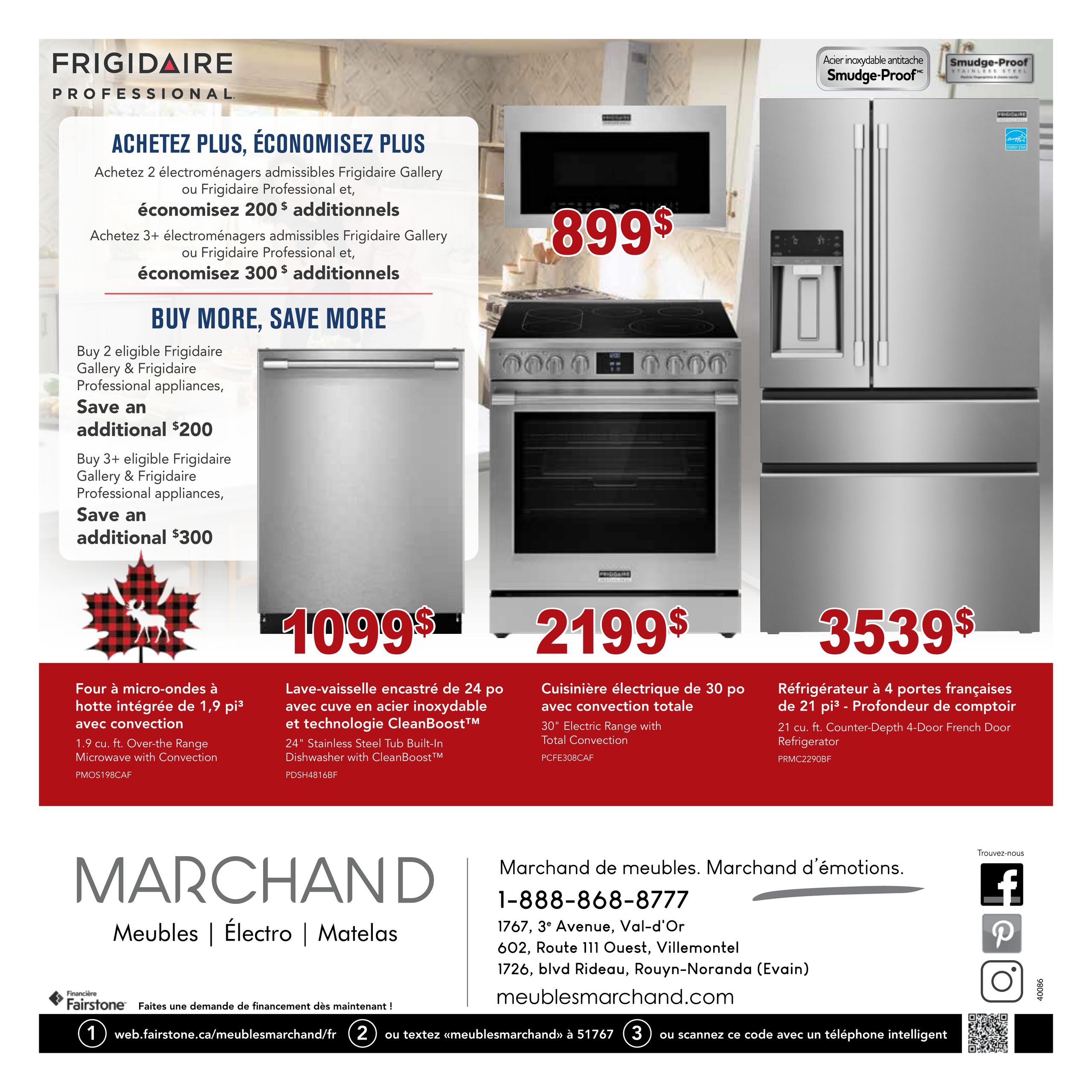 Circulaire Meubles Marchand - Vente Canadienne d'Électroménagers