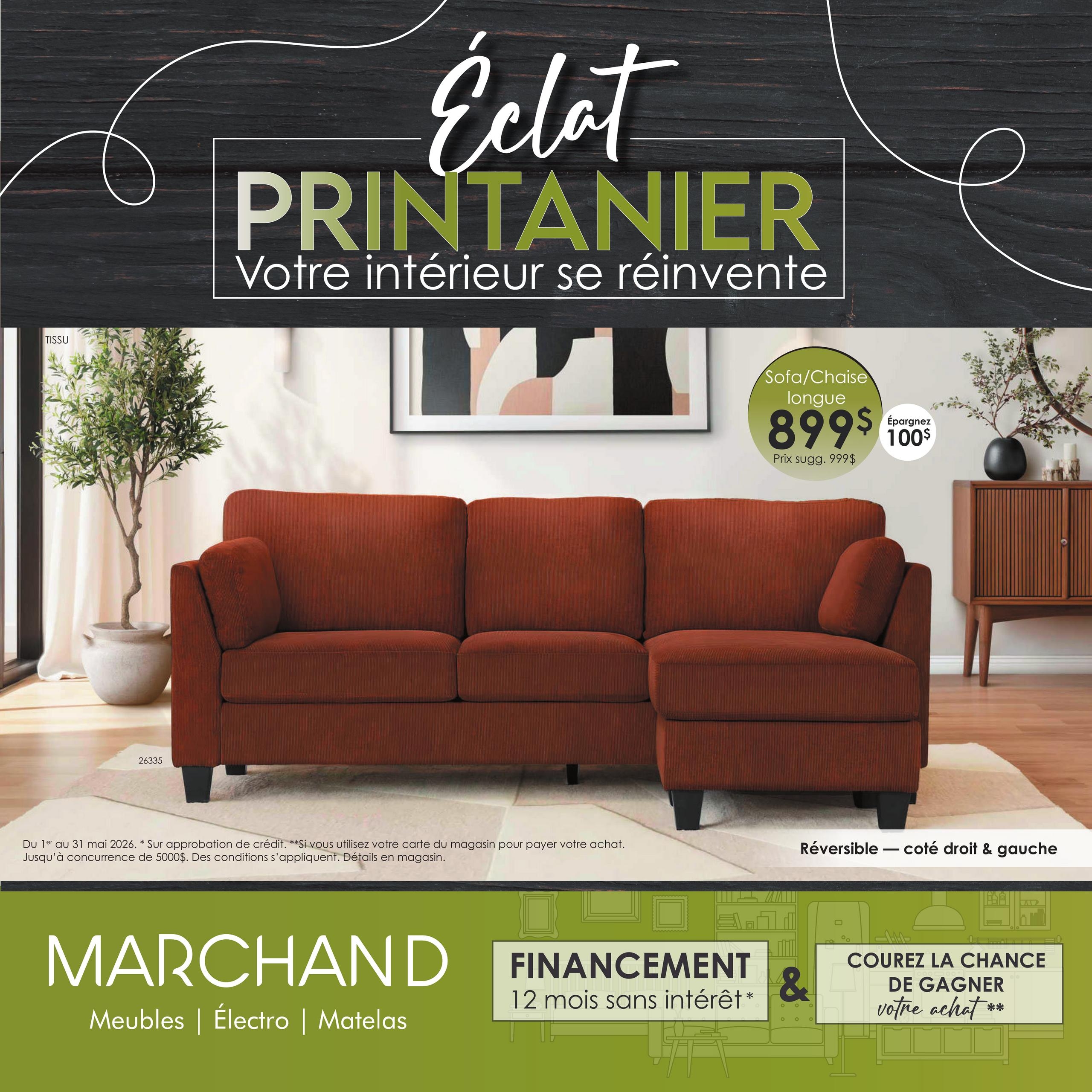 Circulaire Meubles Marchand - Éclat Printanier