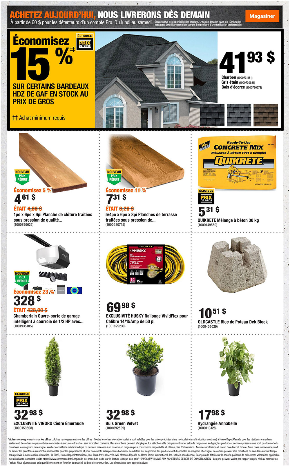 Circulaire Home Depot