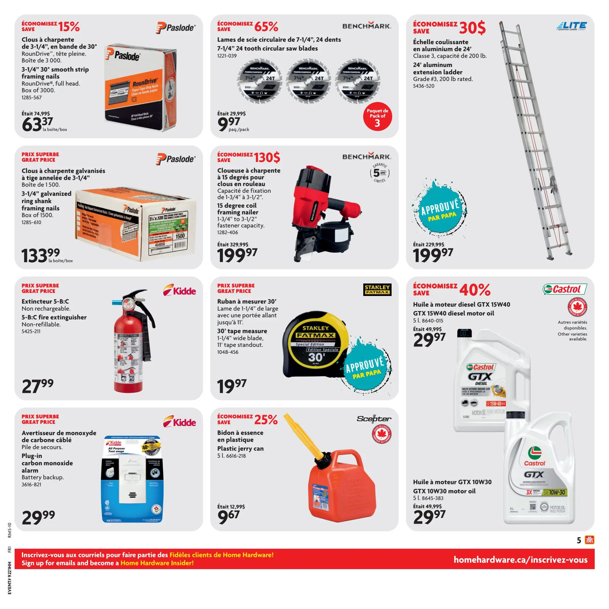 Circulaire Home Hardware