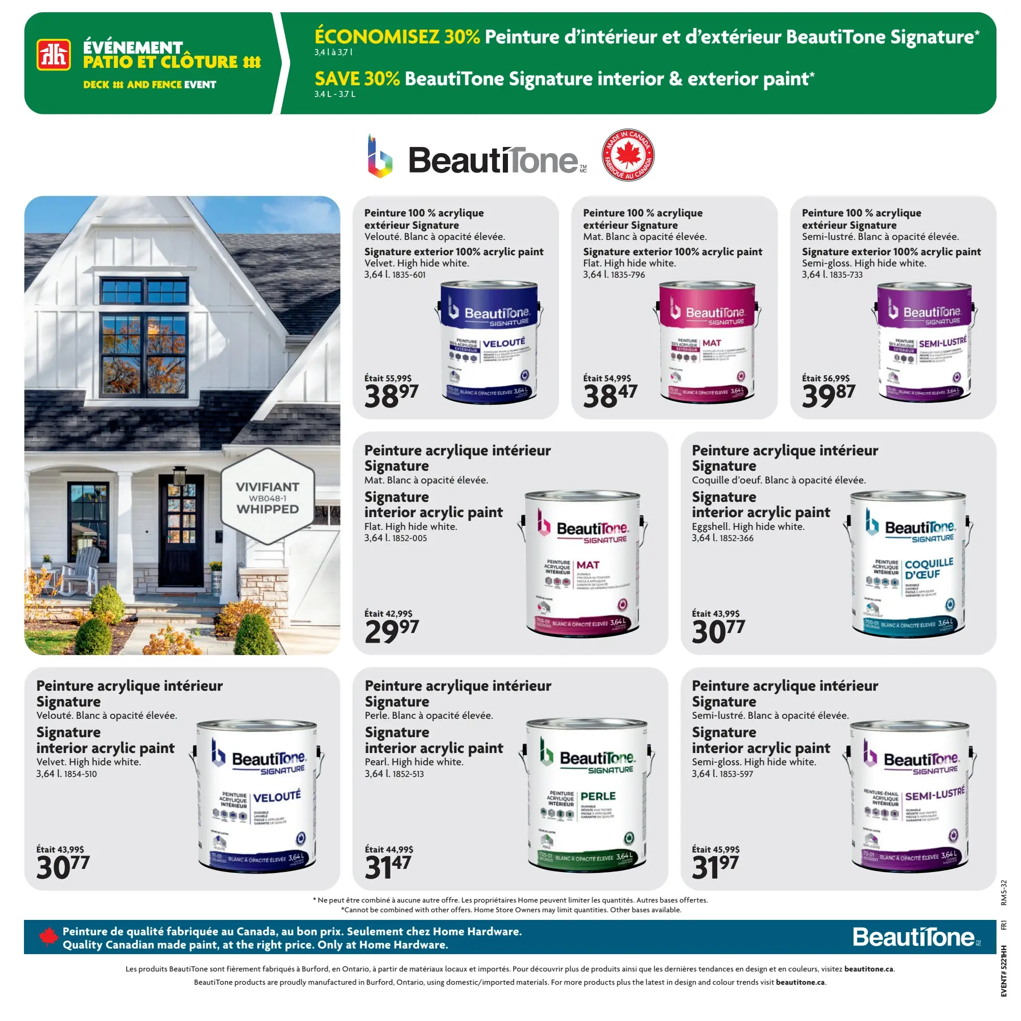 Circulaire Home Hardware