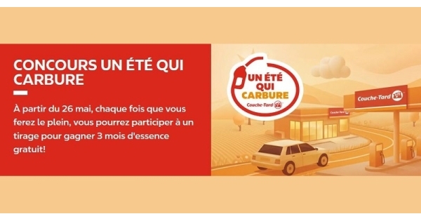Concours Gagnez trois mois d'essence!