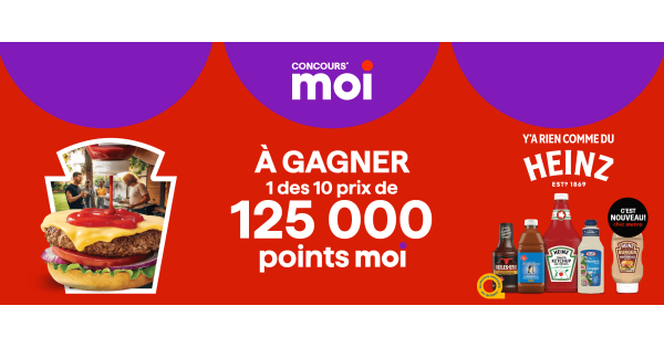 Concours Metro Gagnez 1 des 10 prix de 125 000 points!