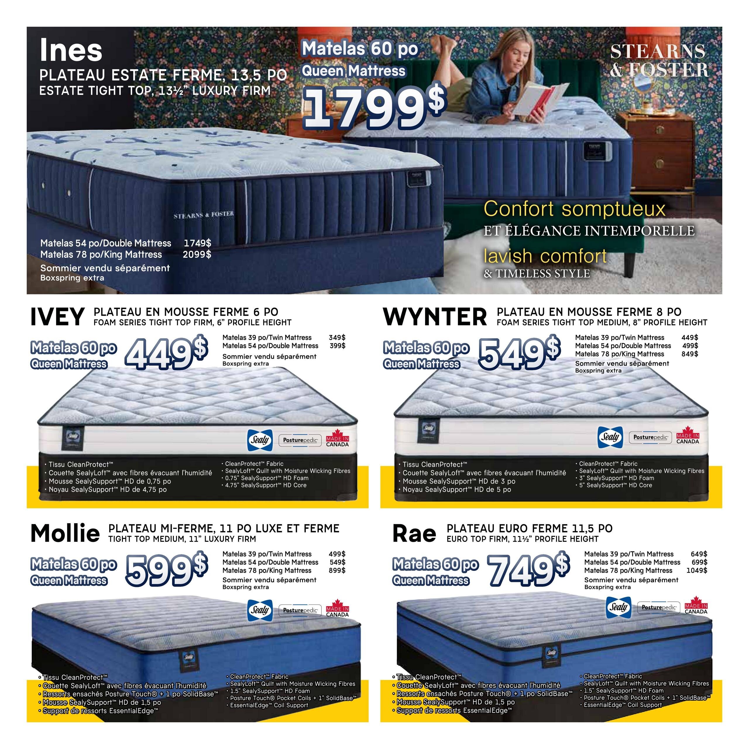 Circulaire Meubles Marchand - Matelas