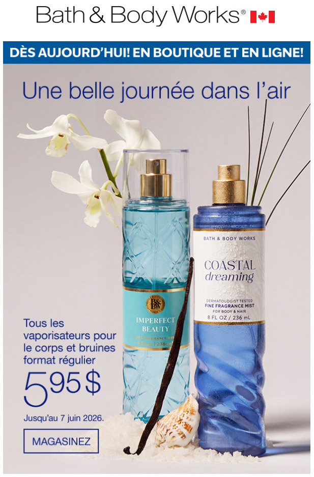 Le bien-être commence à 5,95 $