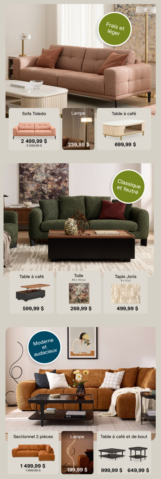 Nos suggestions accord-fraîcheur pour le salon