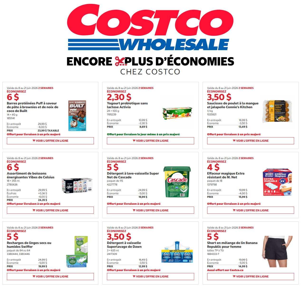 Rabais Costco