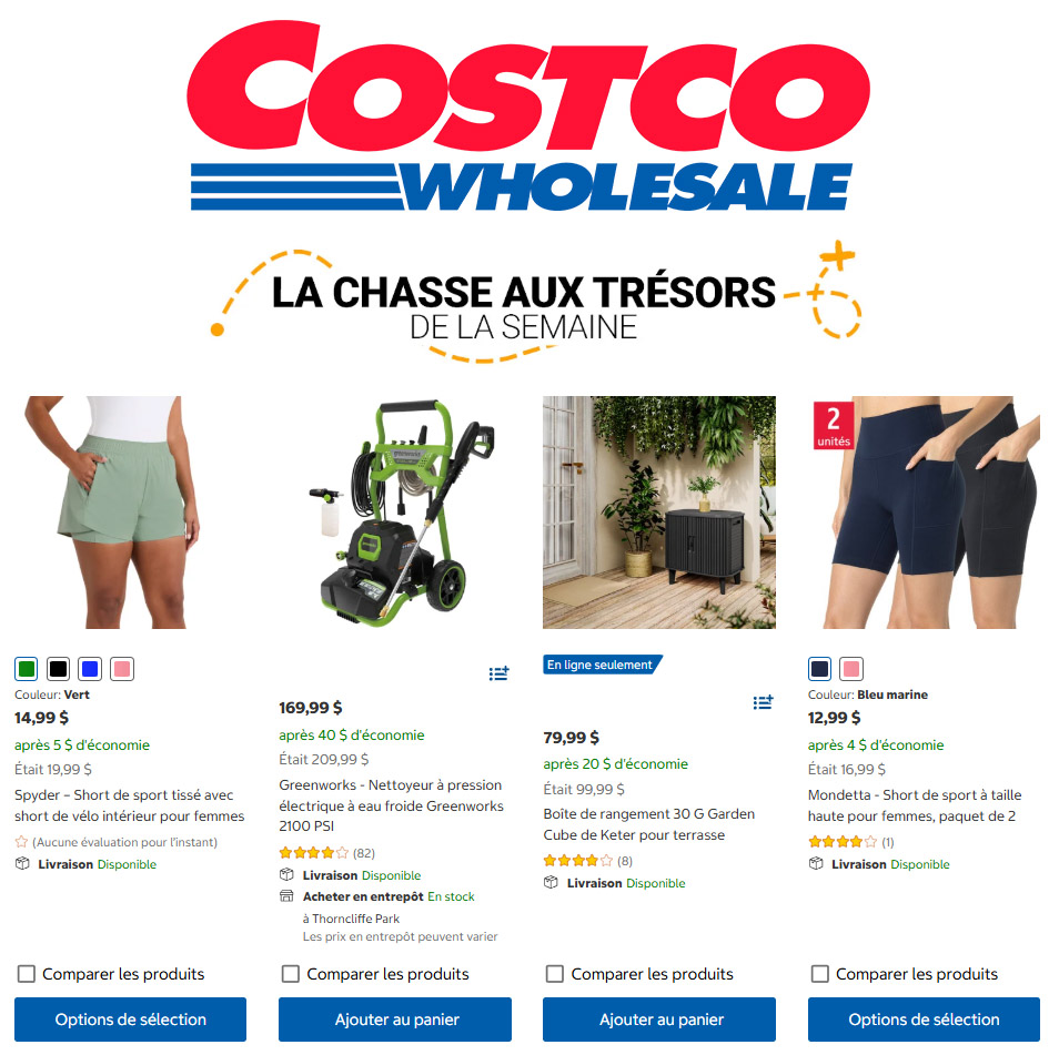 La Chasse aux Trésors Costco de cette semaine