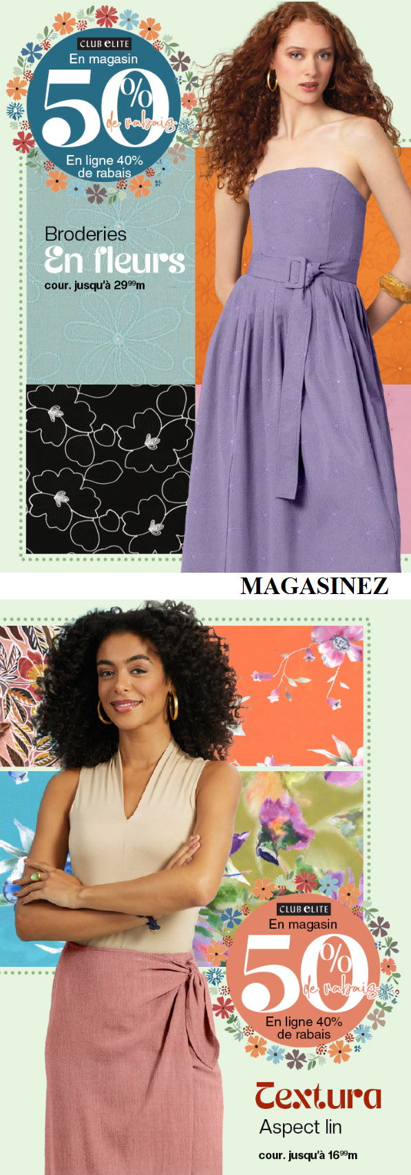 Appel à toutes les fashionistas! Épargnez de 50% à 60%