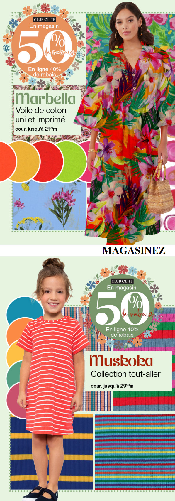 Appel à toutes les fashionistas! Épargnez de 50% à 60%