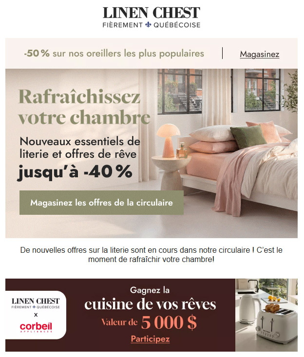 Rafraîchissez votre chambre à bon prix