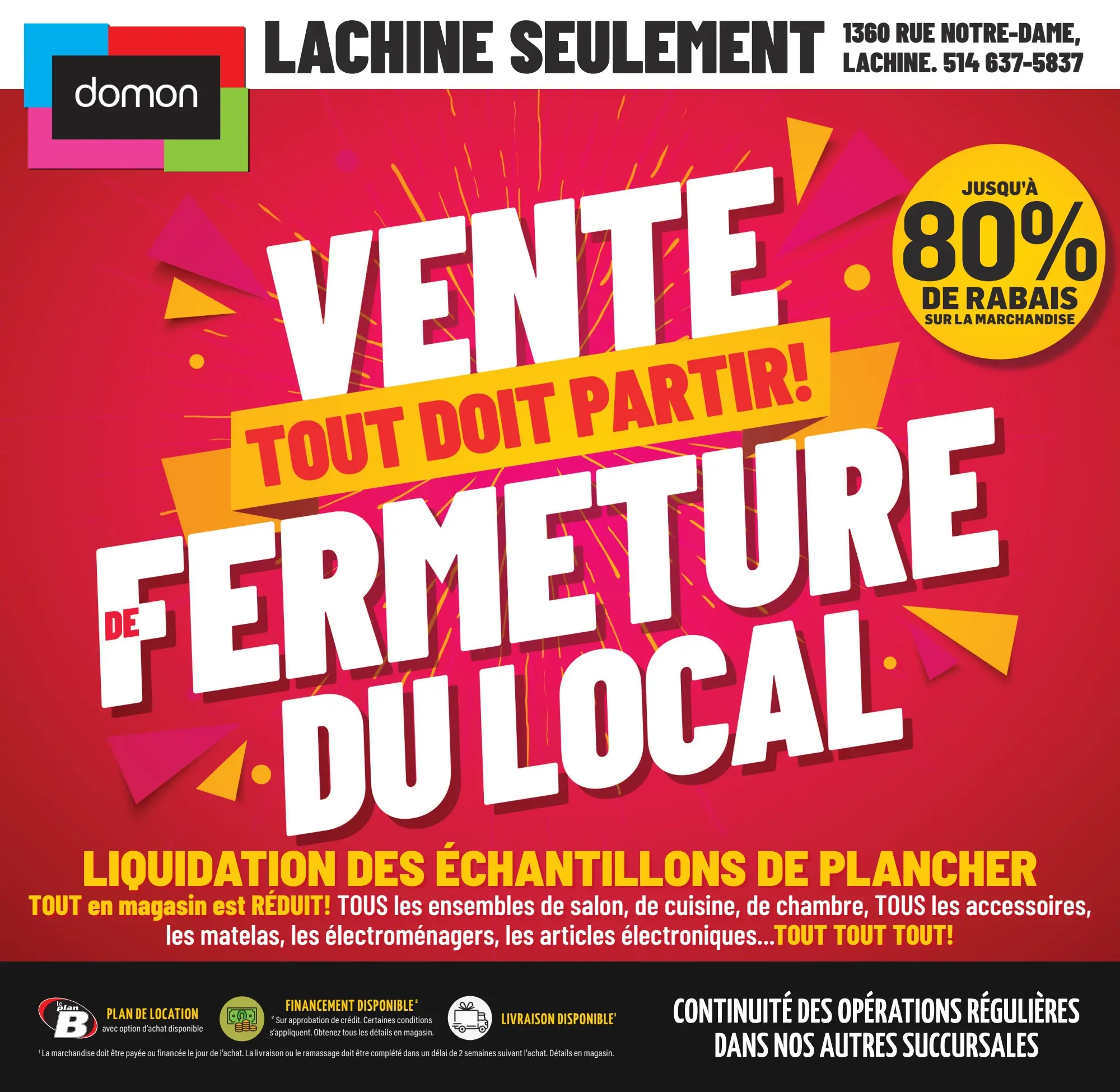 Circulaire Meubles Domon