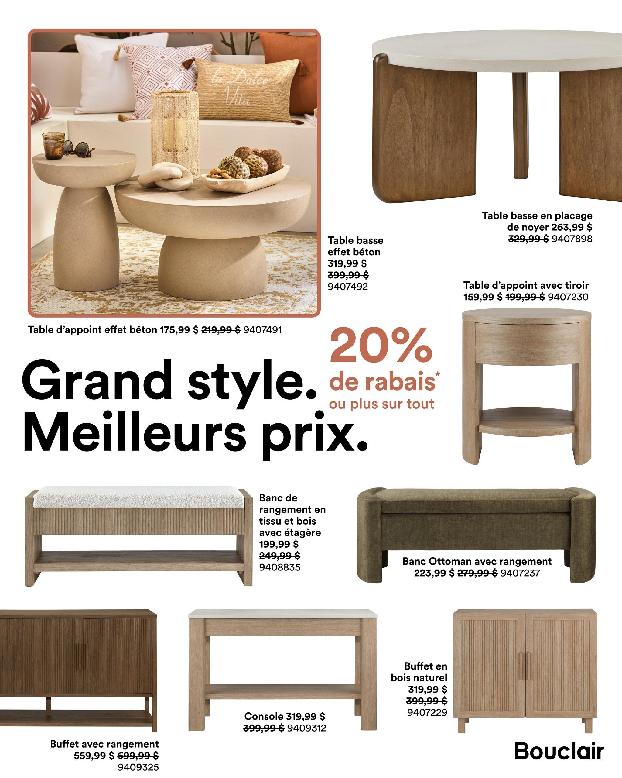 Circulaire Bouclair