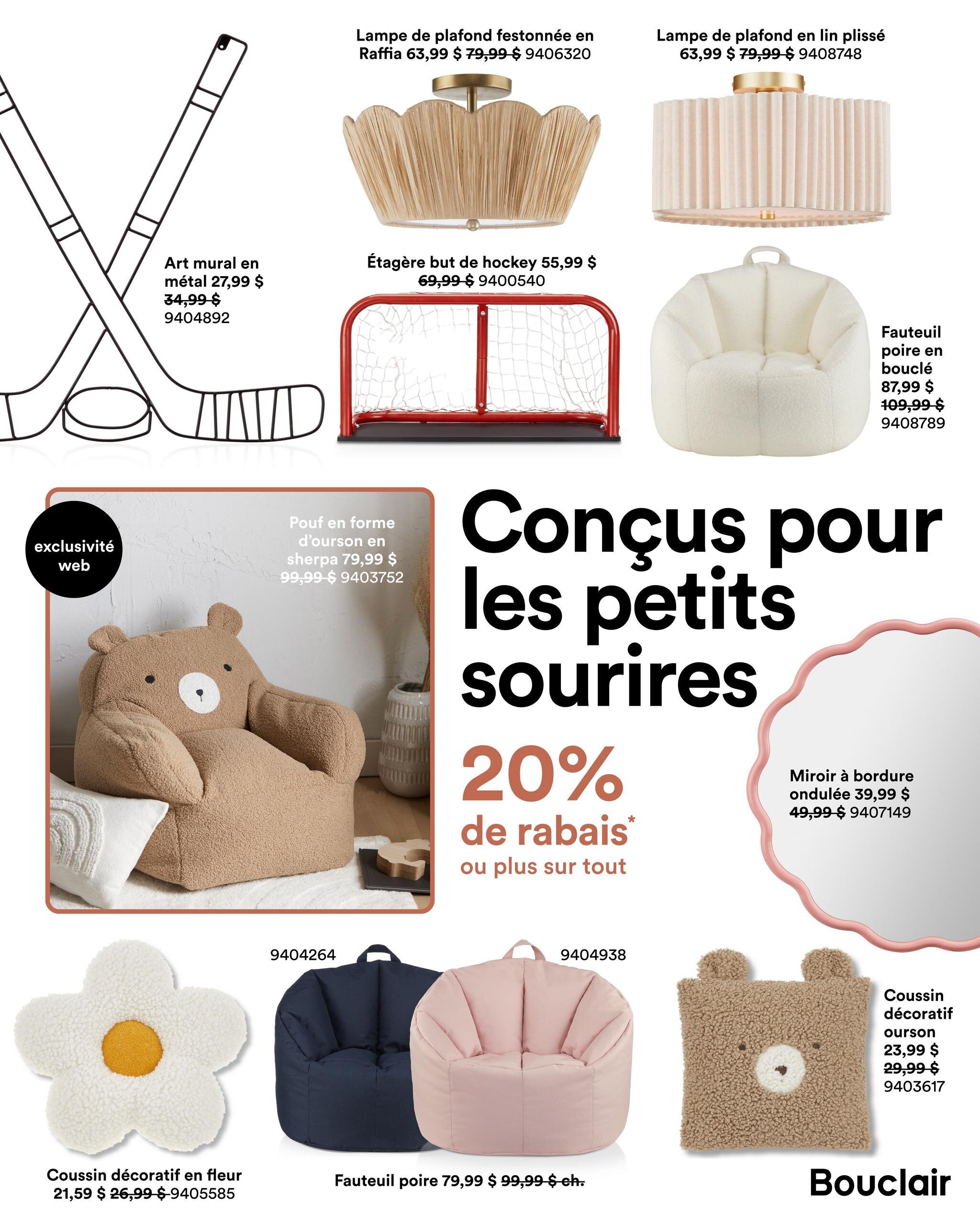 Circulaire Bouclair