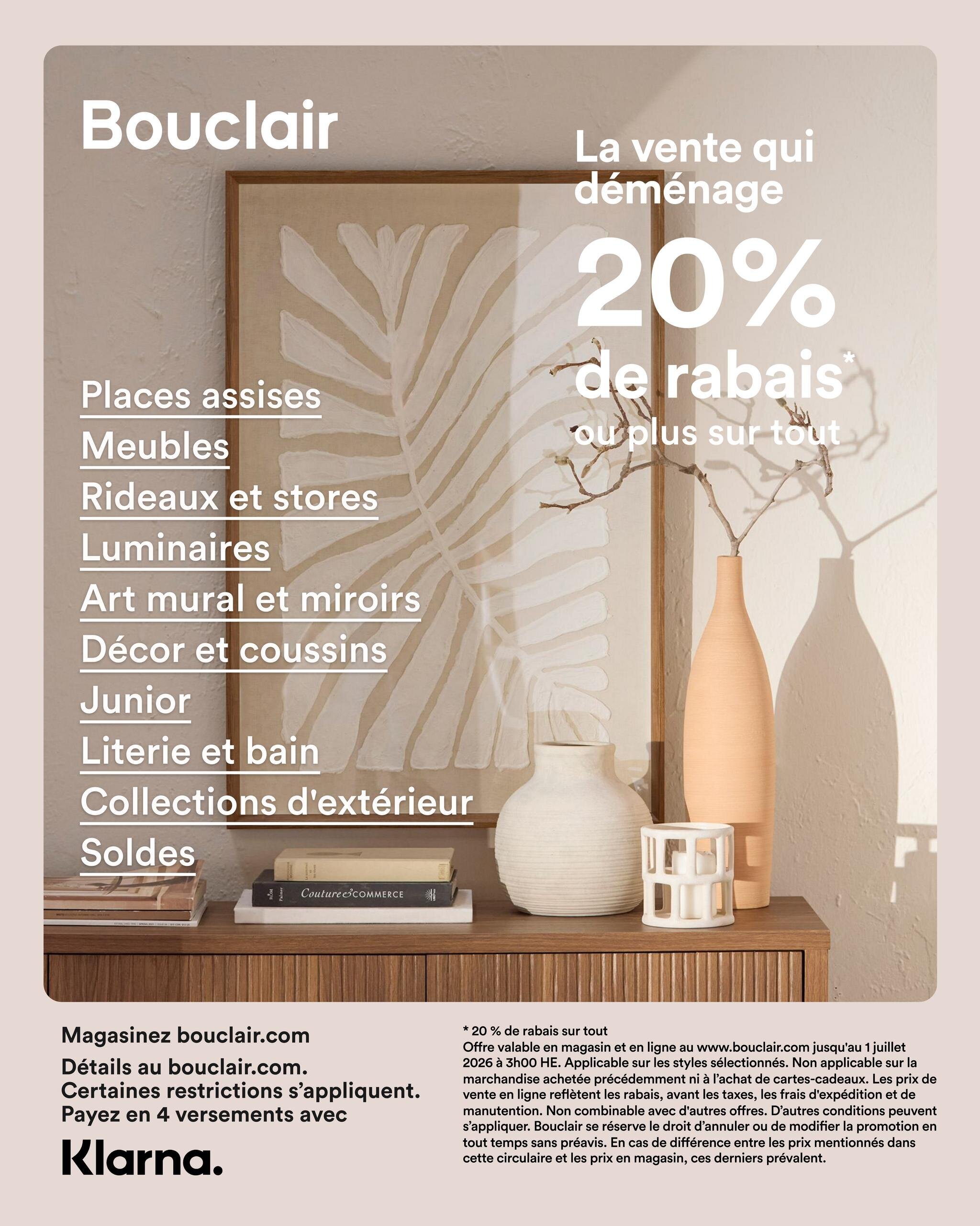 Circulaire Bouclair