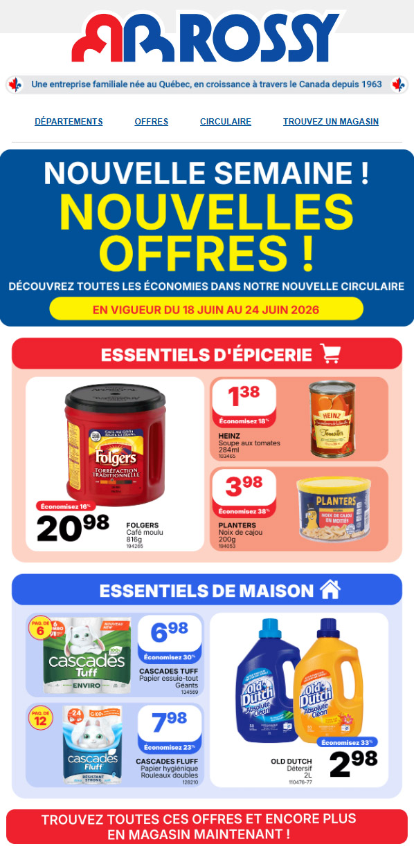 Nouvelles offres !