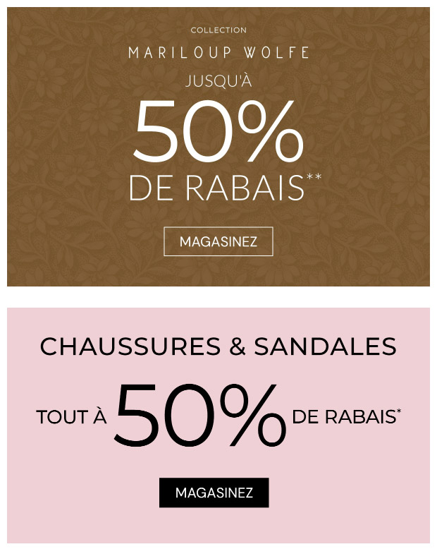 25% à 50% de rabais
