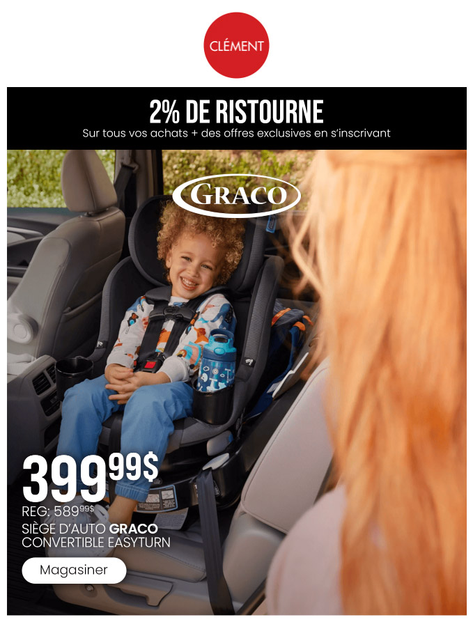 Graco en vedette cette semaine
