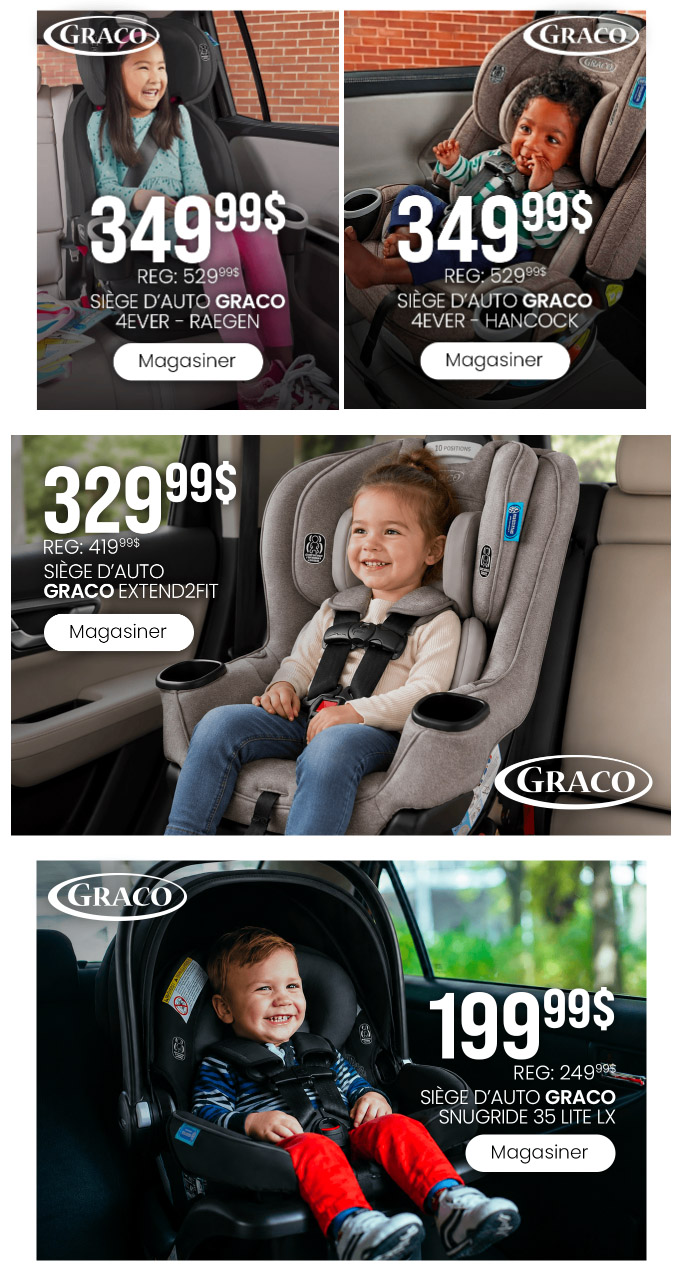 Graco en vedette cette semaine