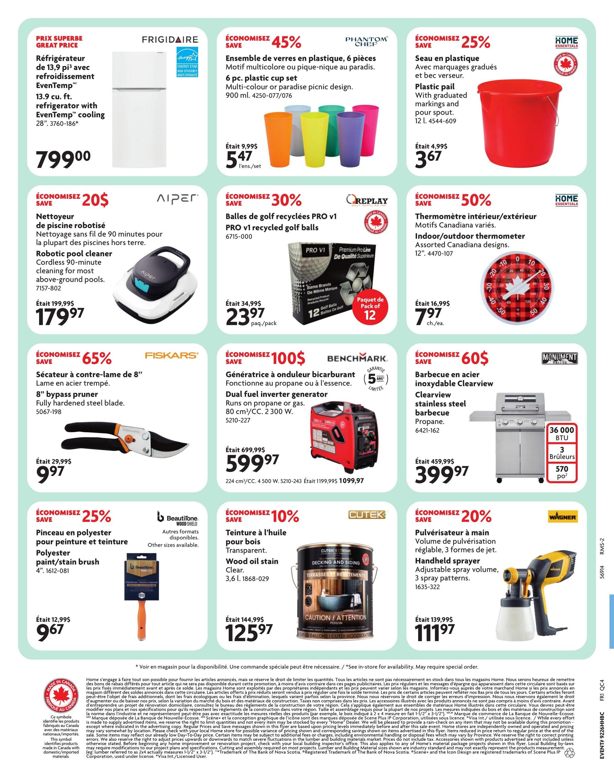 Circulaire Home Hardware - Centre de Rénovation