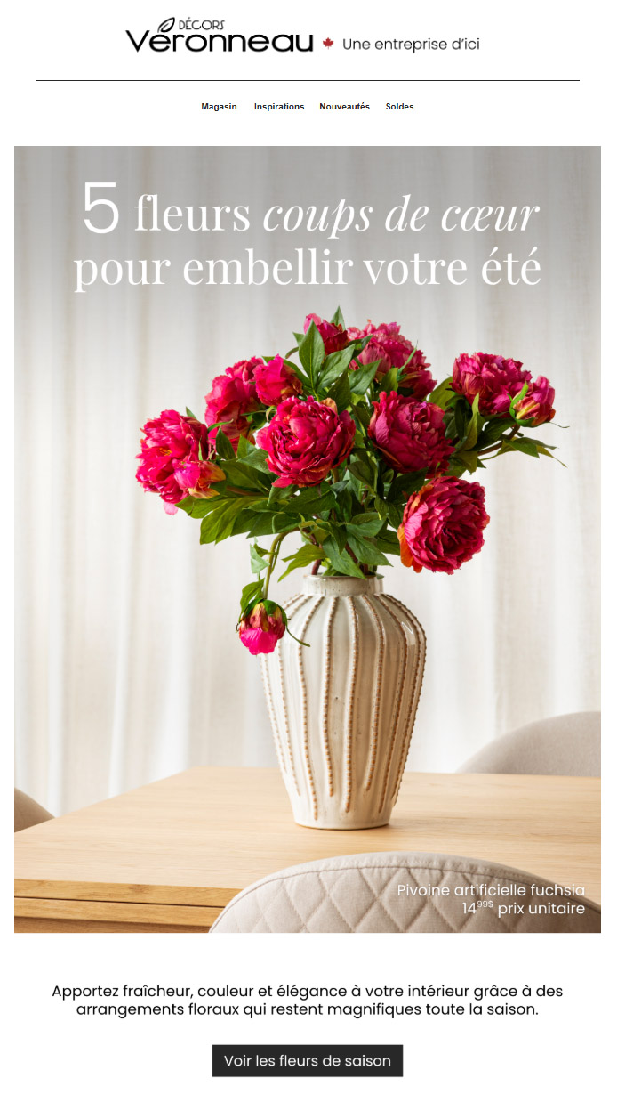 Fleurs coups de cœur pour embellir votre été!