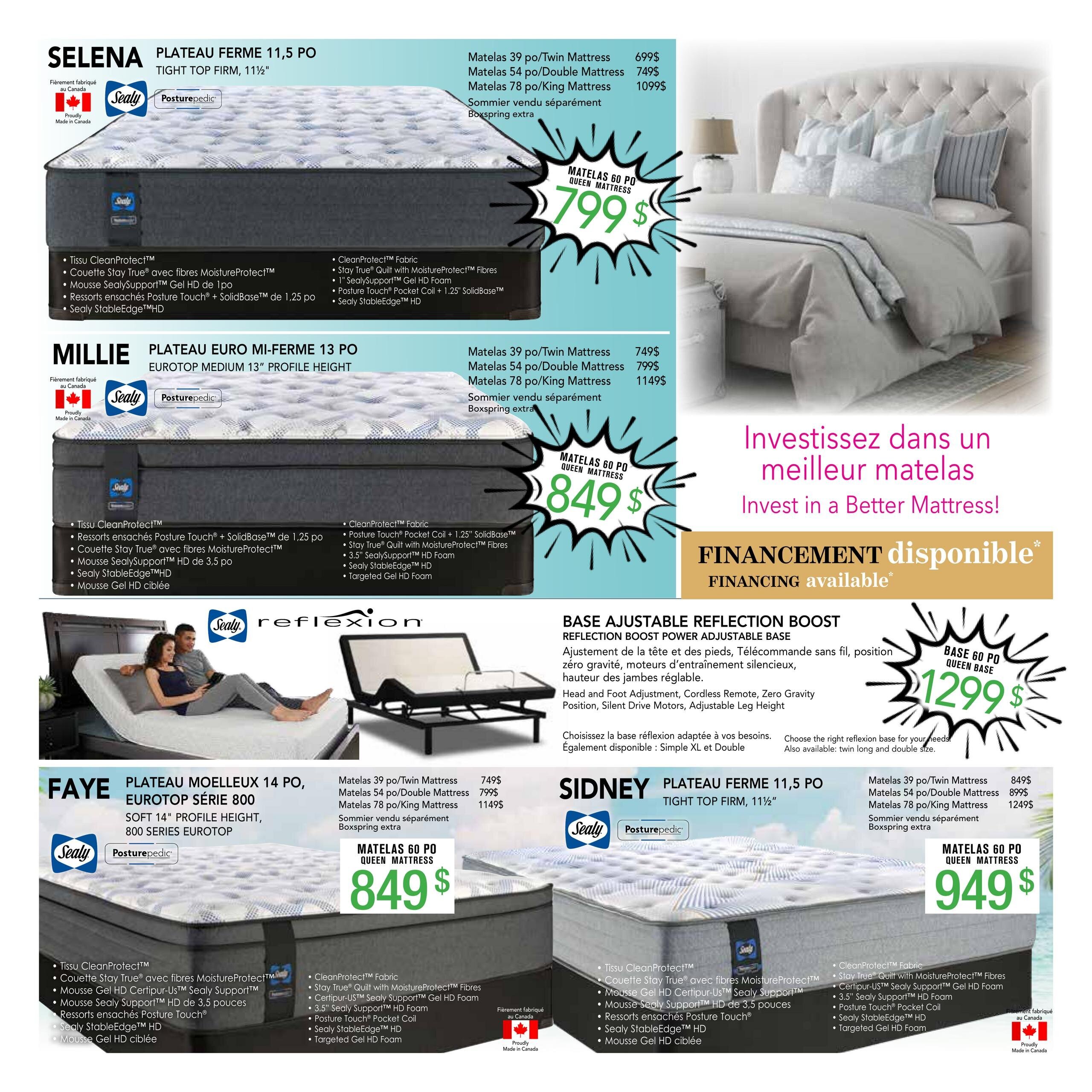 Circulaire Meubles Marchand - Matelas