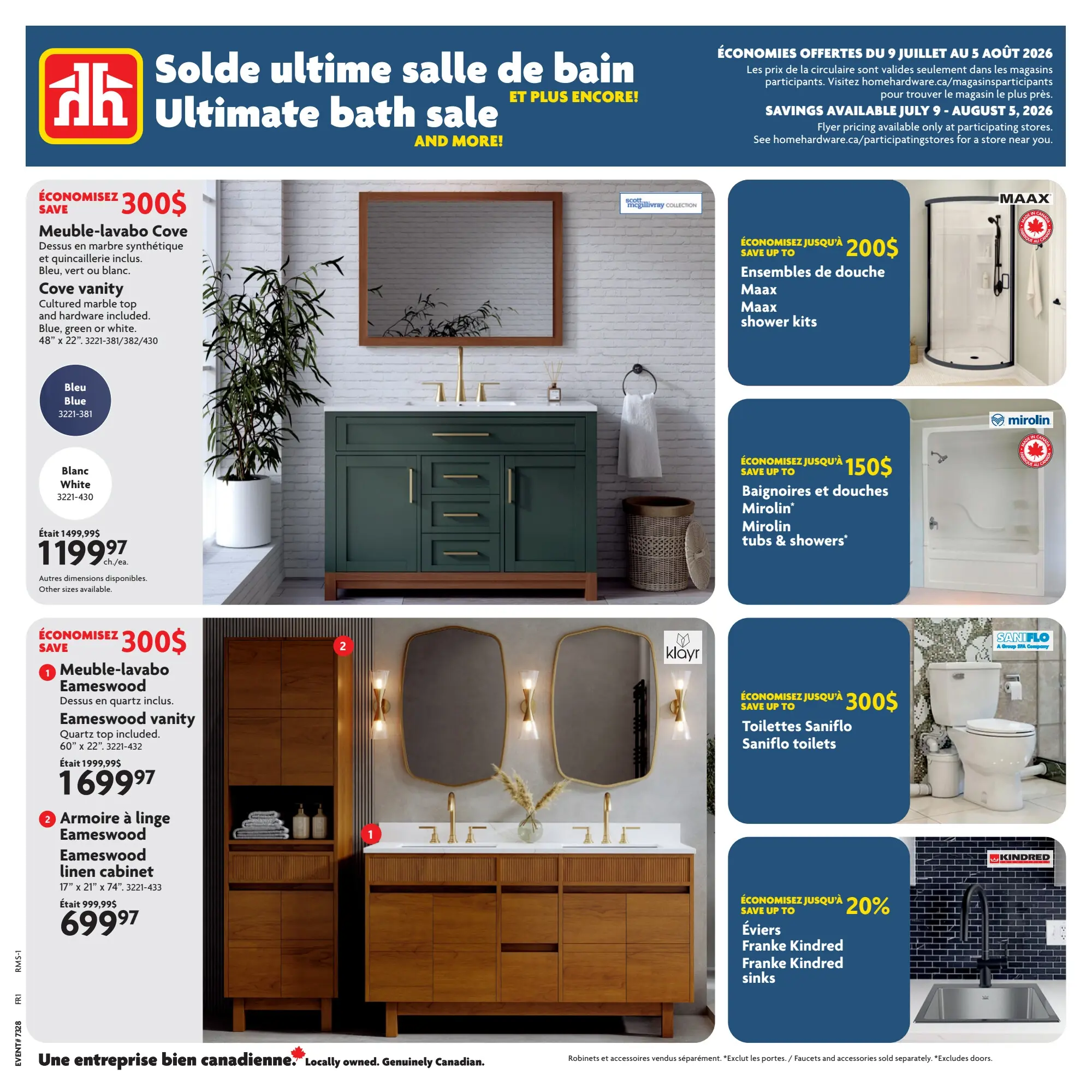 Circulaire Home Hardware - Solde ultime salle de bain