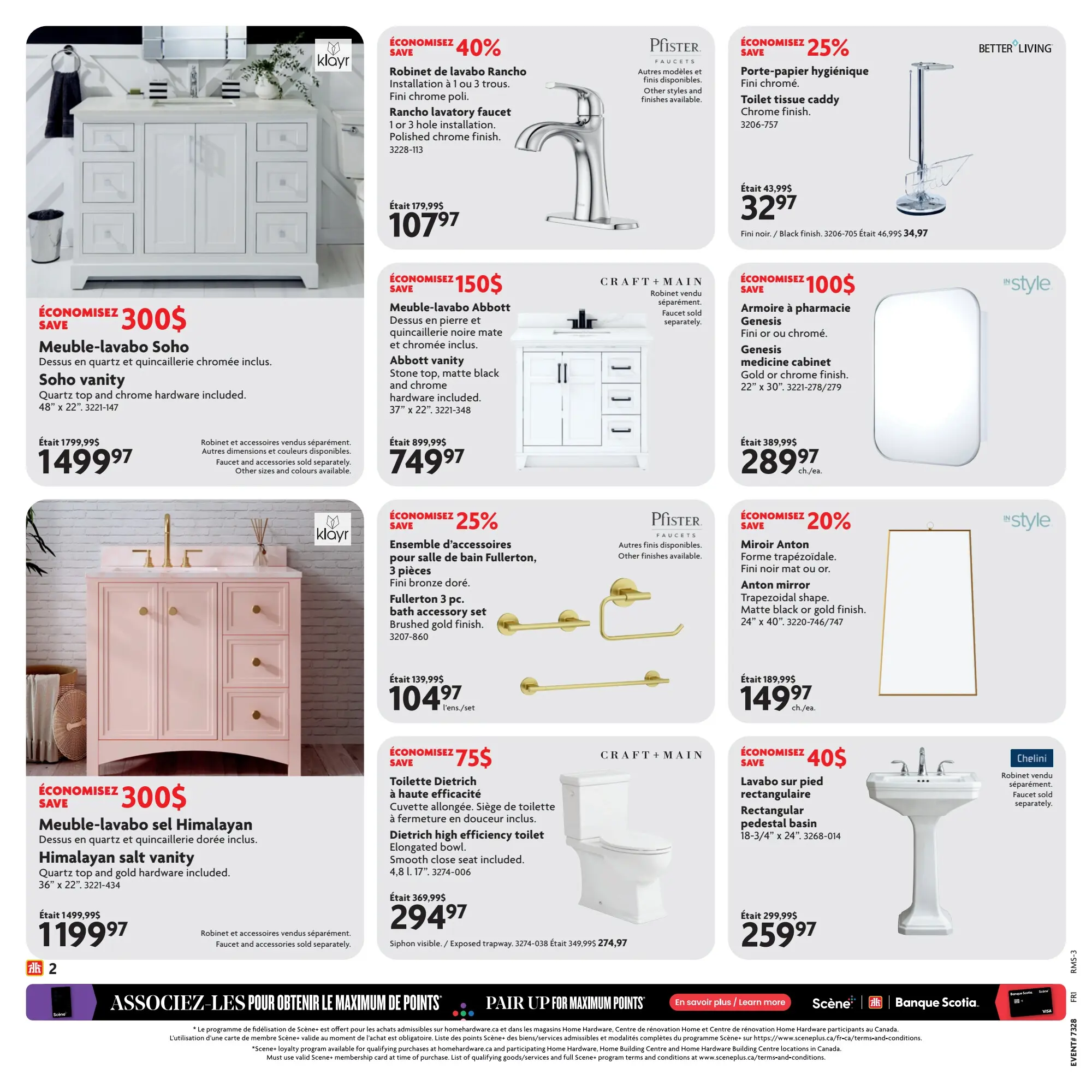 Circulaire Home Hardware - Solde ultime salle de bain