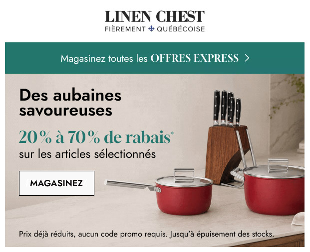 Offres express sur la cuisine