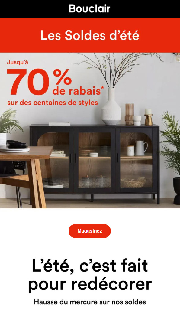 Les Soldes d'été sont arrivés