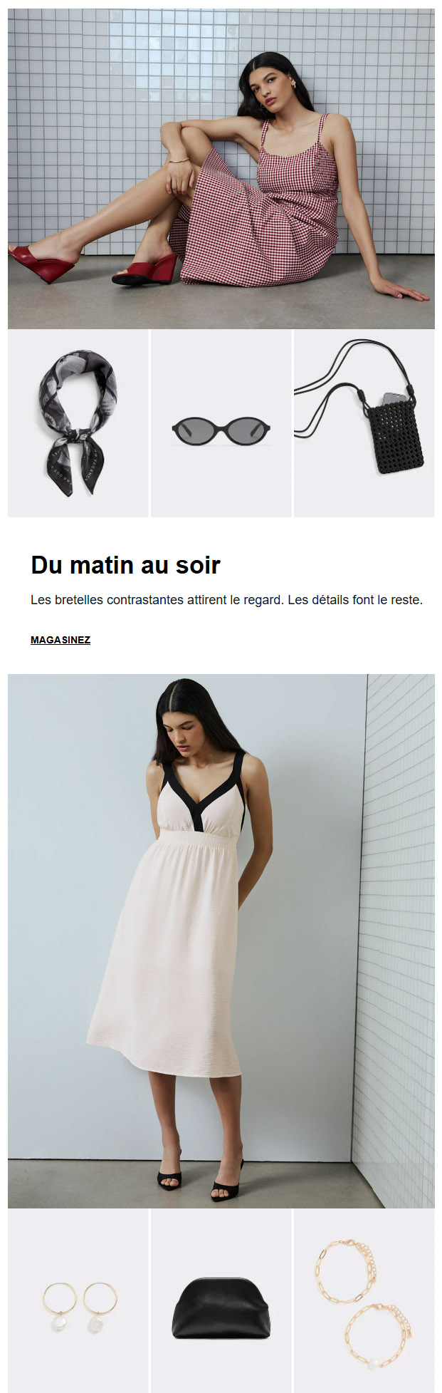 Pas de panique. Les robes sont là
