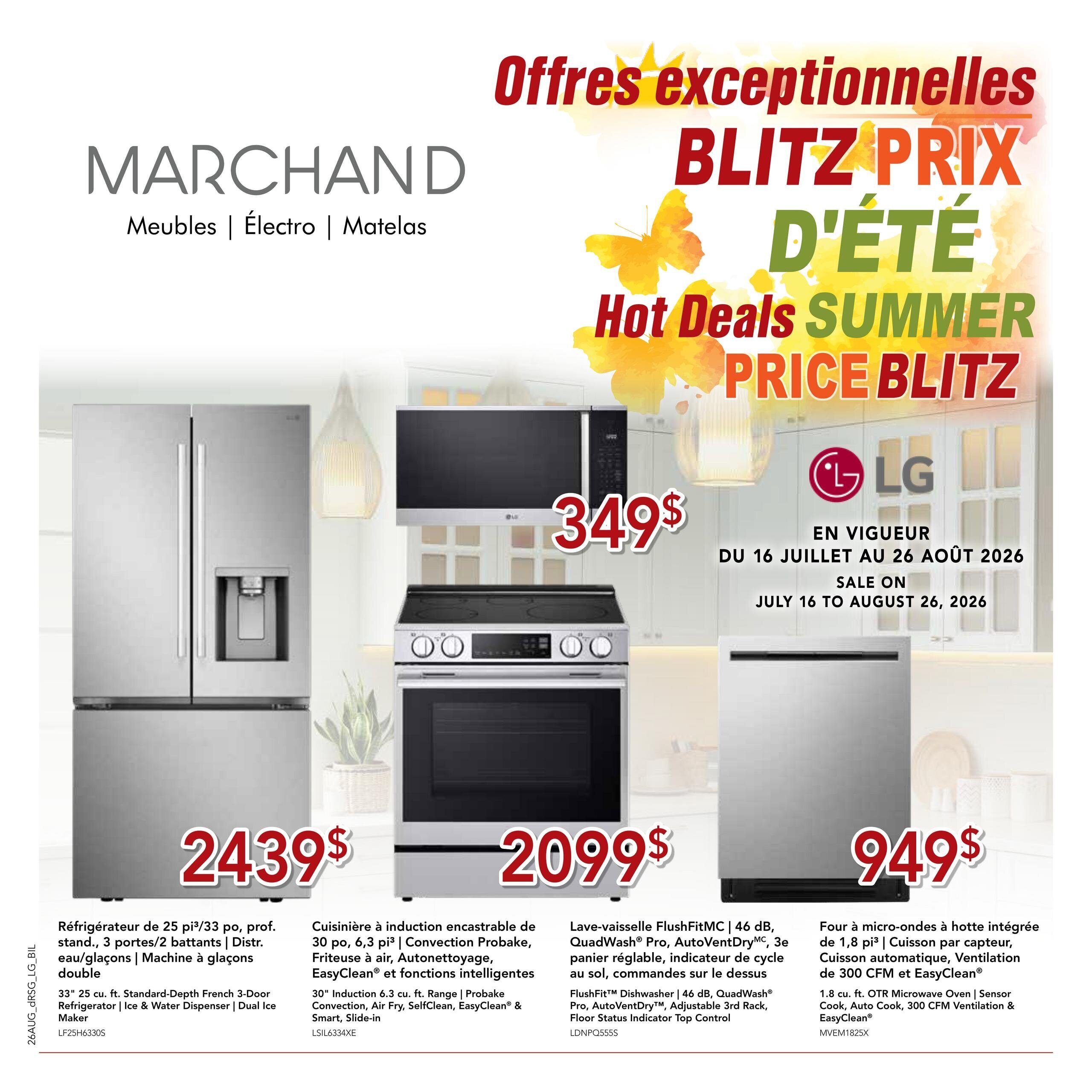 Circulaire Meubles Marchand - Blitz Prix d'Été